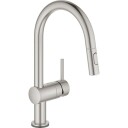 GROHE MINTA TOUCH ELEKTRONISK KJØKKENARMATUR M/UTTREKKBAR TUT SUPERSTEEL