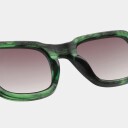 A. Kjærbede Halo Sunglasses Grønn Marble Transparent KL2208-GMT