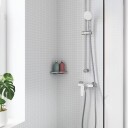 Grohe Start Flow Dusjbatteri Med rosetter, , Krom