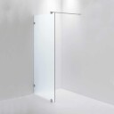 INR Iconic Nordic Rooms Dusjvegg ARC 20 Måltilpasset Brushed Stainless / Klart Glass