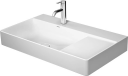 Duravit DuraSquare Møbelservant 800x470 mm, 1 bl.hull, u/overløp, Hvit