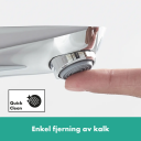 HANSGROHE FOCUS 100 SERVANTARMATUR M/OPPLØFTSVENTIL