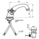 Tapwell VLV065 - Oksiderende Messing