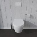 Duravit ME By Starck Vegghengt toalett 370x570 mm. Uten skyllekant, Wondergliss