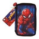 Marvel Spider-Man Dobbelt Pennal m/ skrivesaker