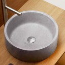 Bathco Pesquera Toppmontert Servant Ø40x13 cm, uten overløp, Teglfarget Rød