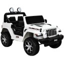 Miw Elbil for barn Jeep Wrangler Rubicon hvit/sort