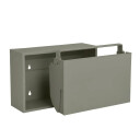 ReCollector - Small Wall storage / Bathroom bin - Oak Green