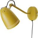 Superliving Dynamo vegglampe gul