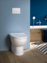 Duravit No.1 Gulvstående toalett 370x480 mm, Rimless, Hvit