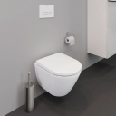 Duravit Compact D-Neo Vegghengt toalett 370x480 mm, Rimless, Hvit