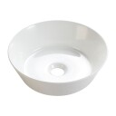 Bathco Volta 42 Toppmontert Servant Ø42x12,5 cm, uten overløp, Hvit