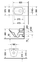 Duravit Durastyle Vegghengt toalett 360x620 mm, u/skyllekant