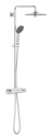 Grohe Vitalio 260 Dusjsystem m/termostat Ø260 mm hodedusj, Krom