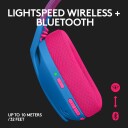 Logitech G435 Lightspeed Headset Blå