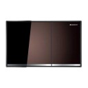 Geberit Sigma 60 betjeningsplate, sort glass