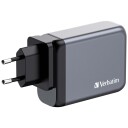 Verbatim - GNC-100 GaN Charger 4 Port 100W USB-A/USB-C