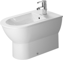 Duravit Darling New Gulvstående bidé 370x630 mm, 1 blanderhull og overløp