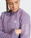 Adidas Ultimate Cte Cold.Rdy Hlaf Zip Running Shirt Dame Shadow Violet XS