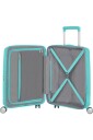 American Tourister Soundbox ekspanderende kabinkoffert 55 cm Poolside Blue