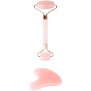 Brushworks Resin Rose Roller & Gua Sha