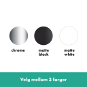 Hansgrohe Vivenis 1-greps Badekarbatt. Sort Matt