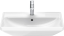 Duravit D-Neo Vegghengt Servant 650x440 mm, 1 bl.hull, m/o.l, Hvit