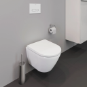 Duravit Compact D-Neo Vegghengt toalett 370x480 mm, Rimless, Hvit m/WG