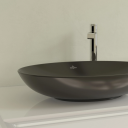 VILLEROY & BOCH LOOP & FRIENDS OVAL SERVANT C+ 62X42 U/OVERLØP EBONY SORT