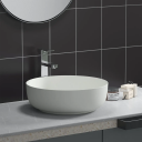 Bathlife Klenod Toppmontert Servant 406x406x120 mm, Hvit Matt