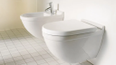 Duravit Starck 3 Vegghengt bidé 360x540 mm, m/skjult feste, Wondergliss