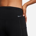 Nike Dri-Fit Go 8" High Waist Bike Shorts Dame Black/Black S