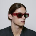 A. Kjærbede Fame Sunglasses Burgundy Transparent KL2206-BTR