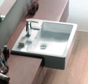 Duravit Vero Servant for frembygging 550x470 mm, 3 blanderhull