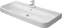 Duravit Happy D.2 Møbelservant 1200x505 mm, 1 bl.hull, m/overløp, Hvit