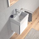 Duravit Vero Air Vaskeservant med overløp og et blandebatterihull 450 x 350 mm