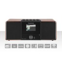 Telestar DIRA S32i - Multifunksjonell Stereoradio - CD-spiller - DAB+ - Internett - Bluetooth Wood Design