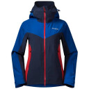 Bergans Women's Oppdal Insulated Jacket XS, Dark Royal Blue/Navy/Fire Red