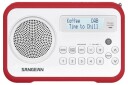 Sangean DAB Radio DPR67 Rød