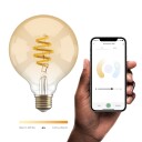 Hombli Smart Bulb G95 CCT Filament Amber