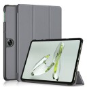 OnePlus Pad Go/Oppo Pad Air2 Tri-Fold Series Smart Folio-etui Grå