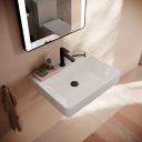 Hansgrohe Xanuia Q Vegghengt Servant 60x48 cm m/1 bl.hull u/ol Hvit m/SC