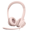 Logitech H390 USB Computer Headset - Rose