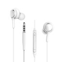 WIWU In-Ear-hodesett med 3,5 mm-kontakt - hvit