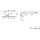 V&B Collaro Vegghengt servant, dobbel 1300x470 mm, 2 bl.h, m/o.l, Stone White