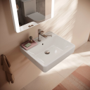 Hansgrohe Xanuia Q Vegghengt Servant 55x48 cm m/1 bl.hull m/ol Hvit