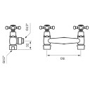 Tapwell Fblv168 Classic Dusjbatteri 2-greps Krom