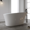 Bathlife Chic Frittstående Badekar 1650x830 mm, Akryl, Hvit