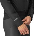 Castelli Alpha Doppio Ros Jacket Herre Light Black/Silver Reflex/Dark XL