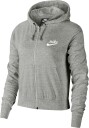 Nike Nsw Gym Vintage Hoddie Dame Dk Grey Heather/Sail L